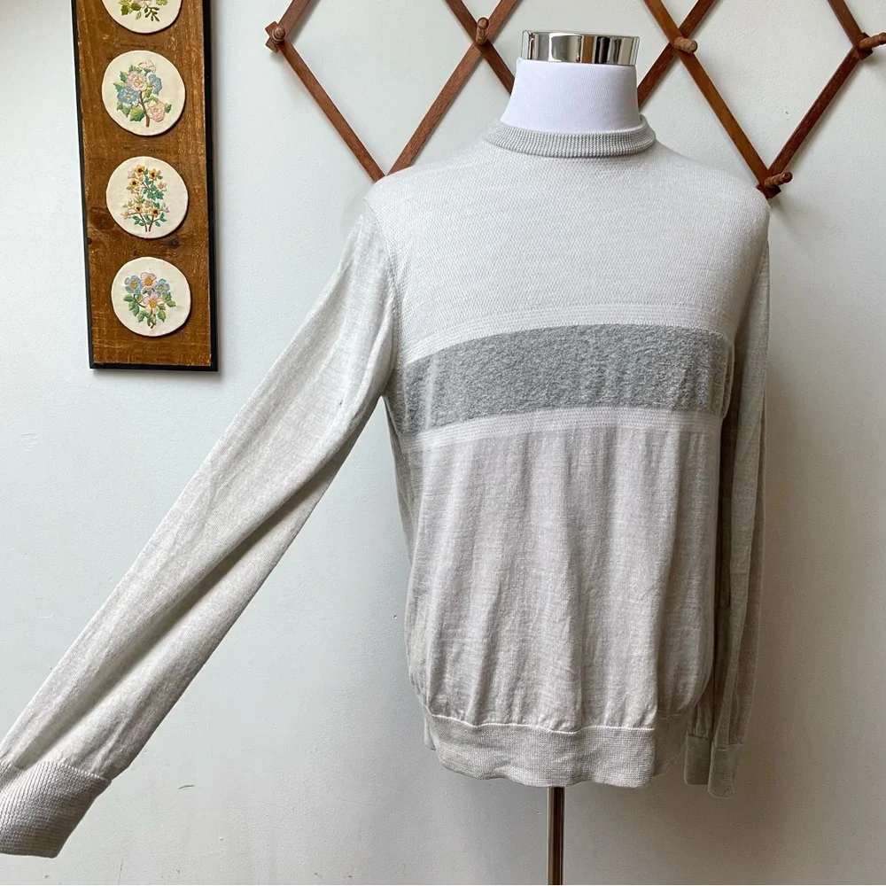 🍄 3/$30 Bugatchi Wool Sweater Made In Italy - Picture 3 of 14